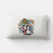 Einzigartiges Einhorn Lendenkissen (Rückseite)