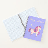 Einzigartiges Einhorn-Spiral-Notebook bleibe Notizblock (Innenseite)