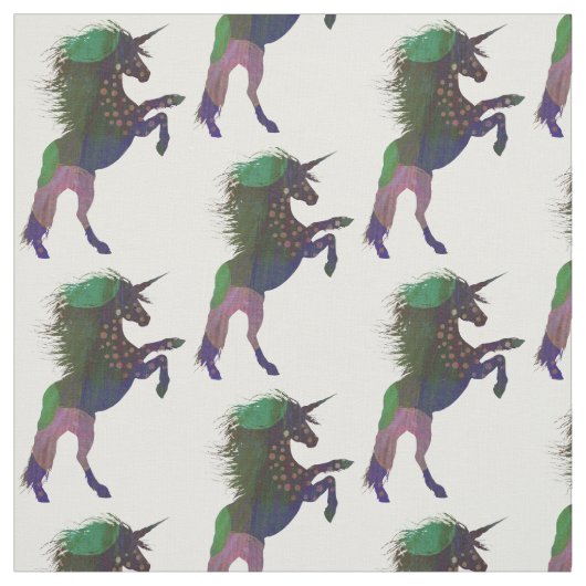 Einzigartiges Einhorn Stoff (Muster)