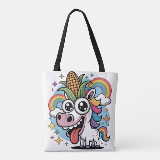 Einzigartiges Einhorn Tasche (Rückseite)
