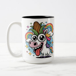 Einzigartiges Einhorn Zweifarbige Tasse