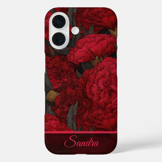Einzigartiges Einzugsgeschenk Nelke Name Case-Mate iPhone Hülle (Rückseite)