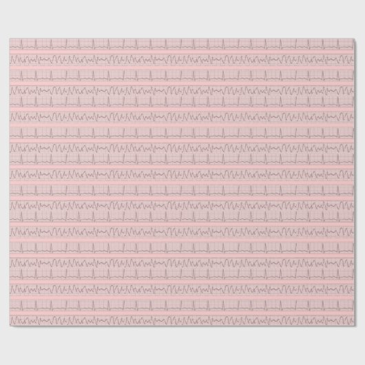 Einzigartiges EKG streift Packpapier ab (Flach)