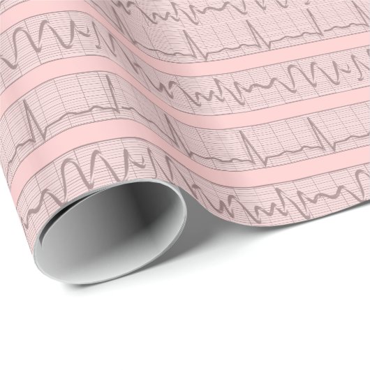 Einzigartiges EKG streift Packpapier ab (Rolleneckpunkt)