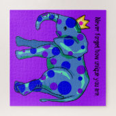 Einzigartiges Elefantenpuzzle Puzzle (Horizontal)