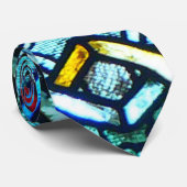 Einzigartiges Elegant Notre Dame Gestaltete Glasde Krawatte (Gerollt)