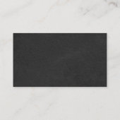 Einzigartiges, elegantes Muster Klassisches Berufl Visitenkarte (Rückseite)