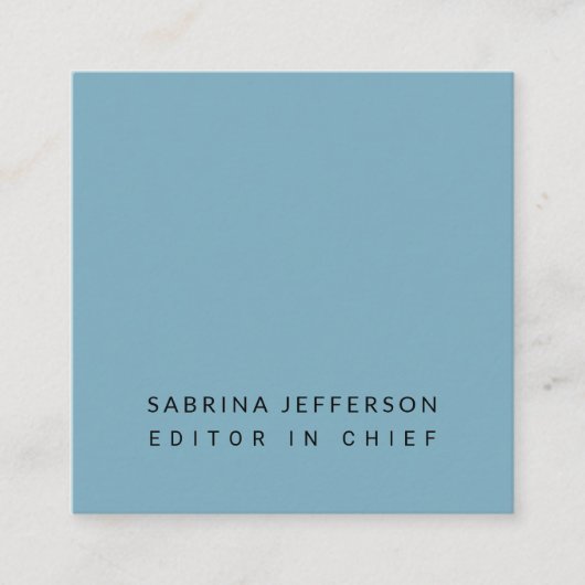 Einzigartiges Elegantes Schlicht Einfaches Minimal Begleitkarte (Vorderseite)