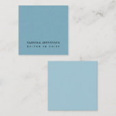 Einzigartiges Elegantes Schlicht Einfaches Minimal Begleitkarte (Vorne/Hinten)