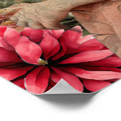 Einzigartiges Elegantes Viktorianisches Goth Girl  Poster (Ecke)