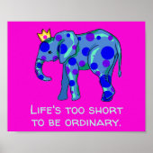 Einzigartiges Elephant-Poster Poster (Vorne)