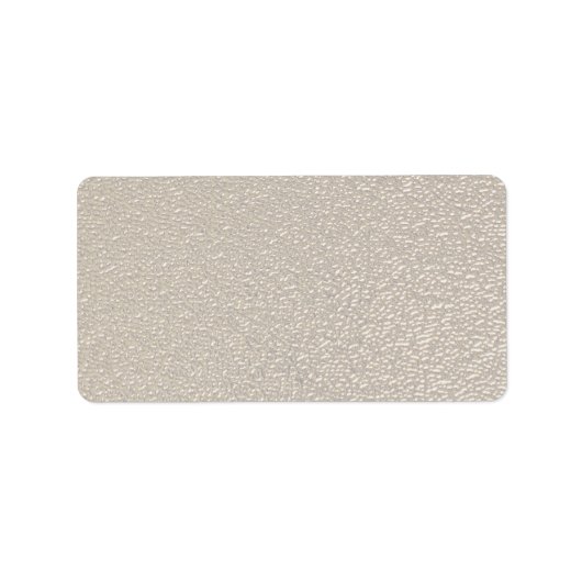 Einzigartiges Embossgold Adressaufkleber (Vorne)