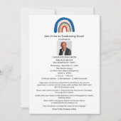 Einzigartiges Ereignis des politischen Fundraisers Einladung (Vorderseite)