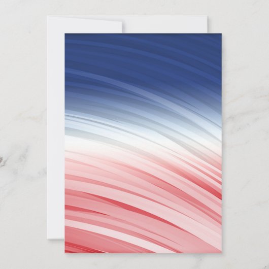 Einzigartiges Ereignis des politischen Fundraisers Einladung (Rückseite)