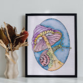 Einzigartiges Erwachsenenfarbposter - Schnecke und Poster