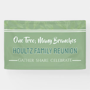 Einzigartiges Familientreffen-Banner Banner