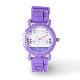 Einzigartiges farbenfrohes Dreiecksmuster und Zita Armbanduhr