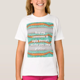 Einzigartiges farbenfrohes Dreiecksmuster und Zita T-Shirt
