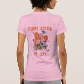 Einzigartiges, farbenfrohes Shirt zum Thema "Frühl (Rückseite)