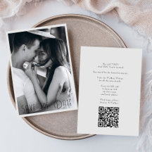 Einzigartiges Foto Couple Typografy Save the Date