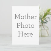 Einzigartiges Foto Einladung (Stehend Vorderseite)
