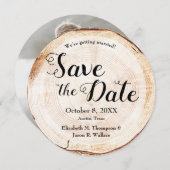 Einzigartiges Foto Fall Rustikale Hochzeit Einladung (Vorne/Hinten)