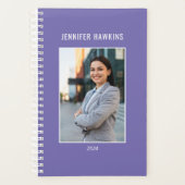 Einzigartiges Foto für Lila Frauen Planer (Vorderseite)