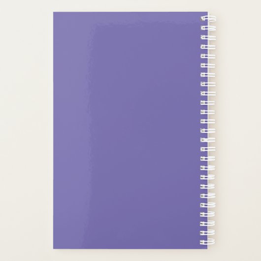 Einzigartiges Foto für Lila Frauen Planer (Rückseite)