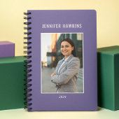 Einzigartiges Foto für Lila Frauen Planer