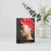 Einzigartiges Foto für moderne Firmenlogos Visitenkarte (Stehend Vorderseite)