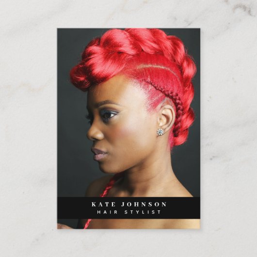 Einzigartiges Foto für moderne Firmenlogos Visitenkarte (Vorderseite)