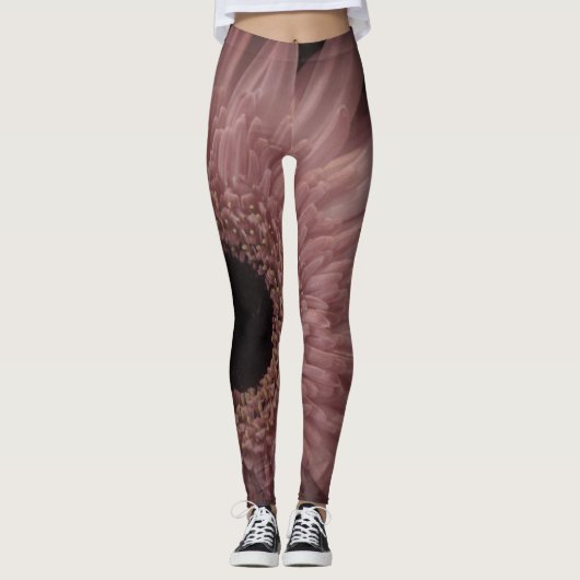 Einzigartiges Foto mit floralen Farben Schöne hell Leggings (Vorderseite)