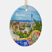 Einzigartiges Foto-moderne Kunst Barcelonas Keramik Ornament (Rechts)