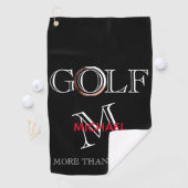 Einzigartiges Foto Monogram und Name Golf Towel Golfhandtuch (Insitu)