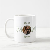 Einzigartiges Foto zum Muttertag 'Beste Mama ever' Kaffeetasse (Links)