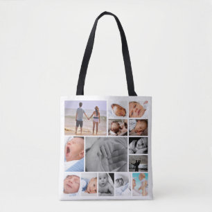 Einzigartiges FotoCollage Personalisiert Tasche