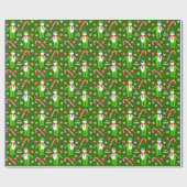 Einzigartiges Frosch-Weihnachtsgeschenk Geschenkpapier (Flach)