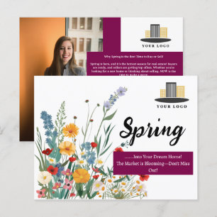 Einzigartiges Frühjahr-Real-Anwesen Postkarte