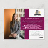 Einzigartiges Frühjahr-Real-Anwesen Postkarte (Rückseite)