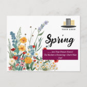 Einzigartiges Frühjahr-Real-Anwesen Postkarte (Vorderseite)