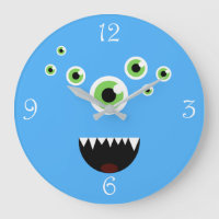 Einzigartiges Funny Crazy Niedlich Blue Monster