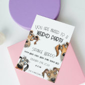 Einzigartiges Funny Dog Party Einladung