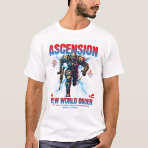 Einzigartiges futuristisches Cyber-Roboter-Soldat- T-Shirt