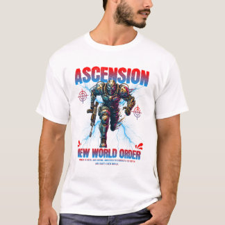 Einzigartiges futuristisches Cyber-Roboter-Soldat- T-Shirt