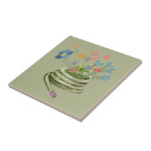 Einzigartiges Gartenbild Grün Blumengeschenk Fliese (Seite)