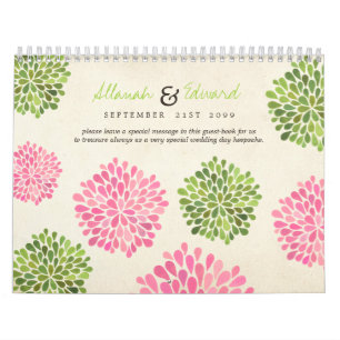 Einzigartiges Gästebuch für Hochzeiten Personalisi Kalender