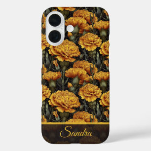 Einzigartiges Geburtstagsgeschenk Nelke Blumenname iPhone 16 Hülle