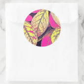 Einzigartiges gefiltertes Foto Runder Aufkleber (Tasche)