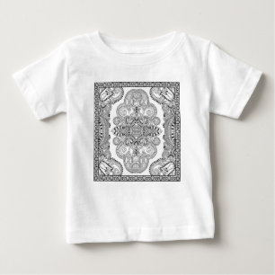 Einzigartiges Gekritzel Baby T-shirt