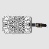 Einzigartiges Gekritzel Gepäckanhänger (Vorderseite (Horizontal))